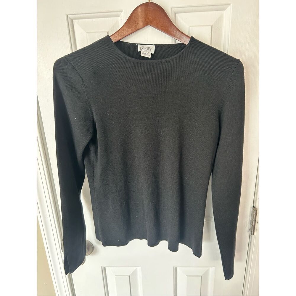 Loft long sleeve sweater hundred percent silk size large